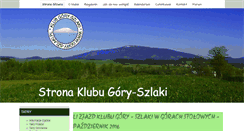 Desktop Screenshot of gory-szlaki.pl