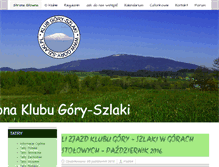 Tablet Screenshot of gory-szlaki.pl